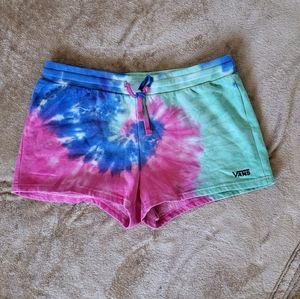 Vans tie dye shorts size M